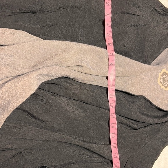 Coco +  Carmen black with grey lining cardigan size S/M - Picture 5 of 8